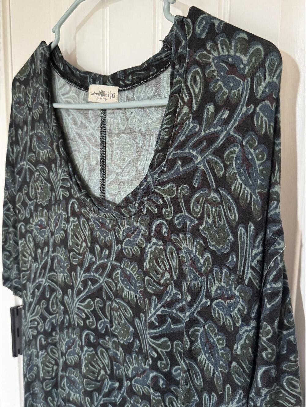 Natural Life XS Floral Pattern Tunic Dress